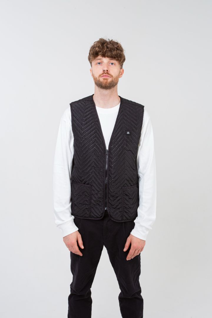 Men's Snug Gilet - Black - Vesuvius 