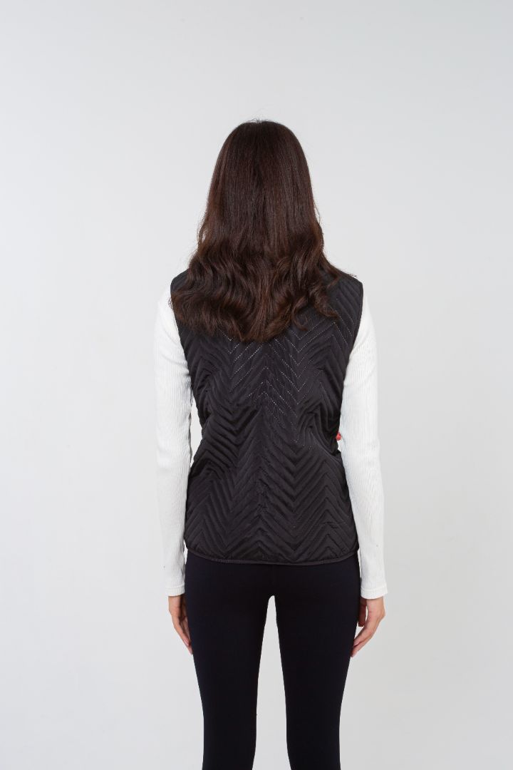 Women's Snug Gilet - Black - Vesuvius 